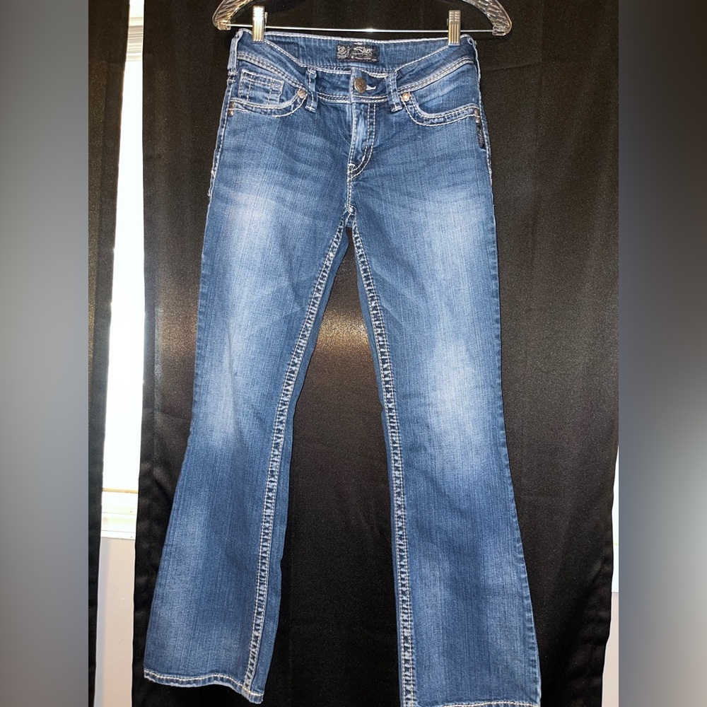 Silver Jeans Blue Flare Wide Leg Denim